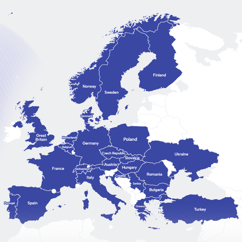 WPartner presence map